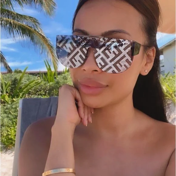 Fendi | Accessories | Fendi Ff Fabulous Shield Sunglasses Ff  display picture 2